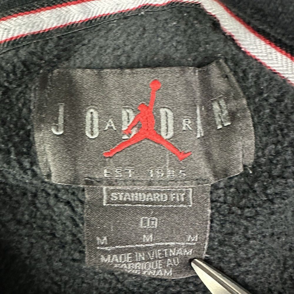 Nike Air Jordan X Paris Saint Germain Hoodie Mens Medium Black Jumpman Logo - Picture 5 of 12